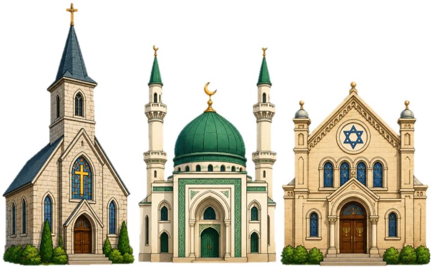RE - religious places