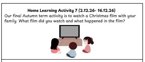 Home learning 7 